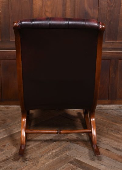 Mahogany Chesterfield Slipper Chair SAI3575 Chesterfield Antique Chairs 8