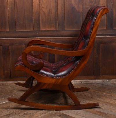 Mahogany Chesterfield Slipper Chair SAI3575 Chesterfield Antique Chairs 9