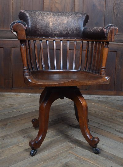 Edwardian Revolving Desk Chair SAI3561 Edwardian Antique Chairs 3