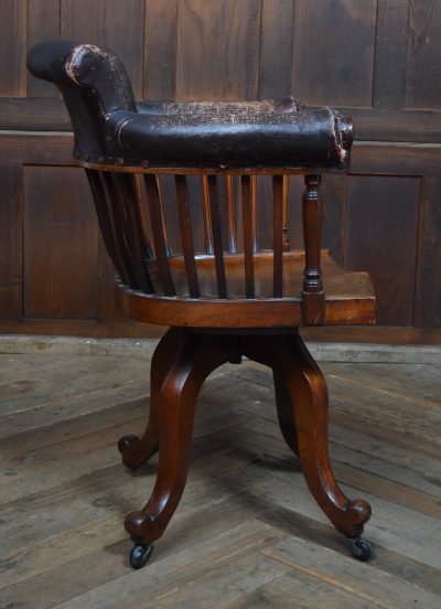 Edwardian Revolving Desk Chair SAI3561 Edwardian Antique Chairs 8