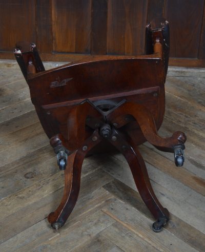 Edwardian Revolving Desk Chair SAI3561 Edwardian Antique Chairs 14