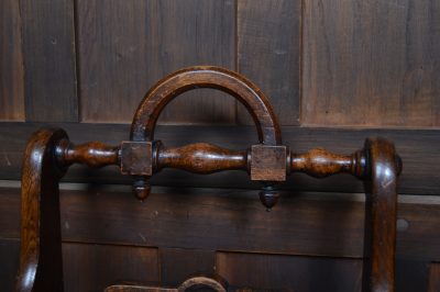 Pair Of Victorian Oak Hall Chairs SAI3554 Victorian chairs Antique Chairs 10