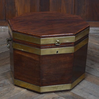 Georgian Mahogany Cellarette / Wine Cooler SAI3559 Georgian cellerette Antique Boxes 4