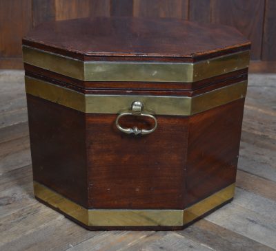 Georgian Mahogany Cellarette / Wine Cooler SAI3559 Georgian cellerette Antique Boxes 8