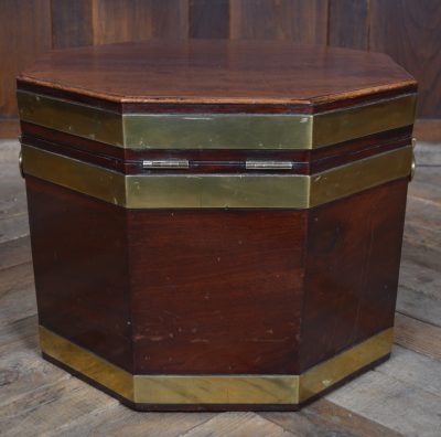 Georgian Mahogany Cellarette / Wine Cooler SAI3559 Georgian cellerette Antique Boxes 10