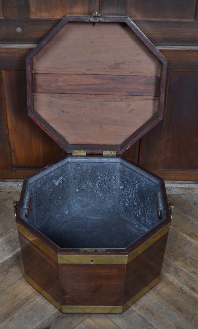 Georgian Mahogany Cellarette / Wine Cooler SAI3559 Georgian cellerette Antique Boxes 12