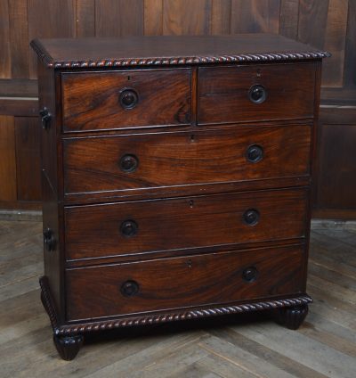 Anglo-Indian Padouk Campaign Chest SAI3556 Anglo Indian Antique Chests 3