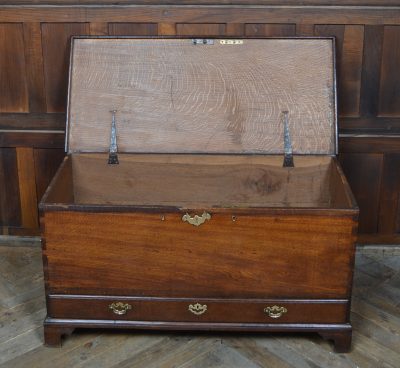 Georgian Oak Mule Chest SAI3557 Georgian Antique Boxes 9