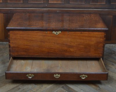 Georgian Oak Mule Chest SAI3557 Georgian Antique Boxes 12