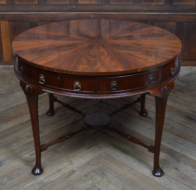 Edwardian Mahogany Drum Table SAI3563 Antique Mahogany Furniture Antique Tables 4