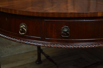 Edwardian Mahogany Drum Table SAI3563 Antique Mahogany Furniture Antique Tables 5