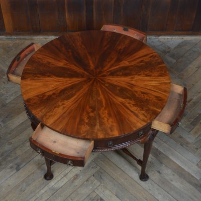 Edwardian Mahogany Drum Table SAI3563 Antique Mahogany Furniture Antique Tables 9