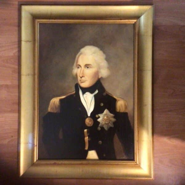 Admiral Lord Nelson After Lemuel Francis Abbott Oil Portrait Painting Naval Officer Battle Of Trafalgar - Image 6