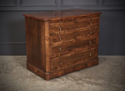 19th Century French Walnut Chest of Drawers antique chest of drawers Antique Chest Of Drawers 5