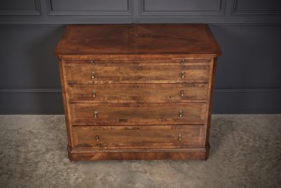 19th Century French Walnut Chest of Drawers antique chest of drawers Antique Chest Of Drawers 6