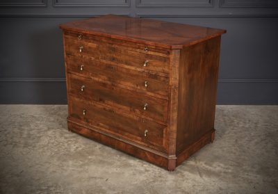 19th Century French Walnut Chest of Drawers antique chest of drawers Antique Chest Of Drawers 3