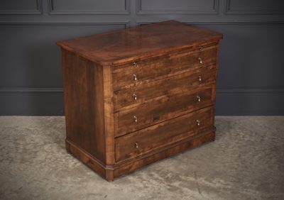 19th Century French Walnut Chest of Drawers antique chest of drawers Antique Chest Of Drawers 4