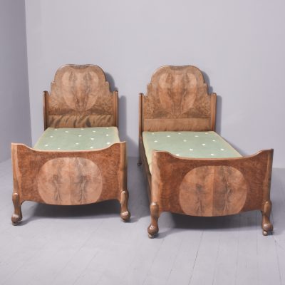 Pair of Sir Robert Lorimer Single Beds Antique Beds 3