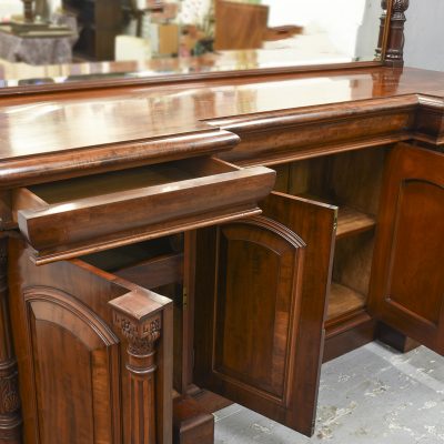 Quality, Large Mirror-Back Victorian Mahogany Chiffoniere (Sideboard) antique sideboard Antique Furniture 10