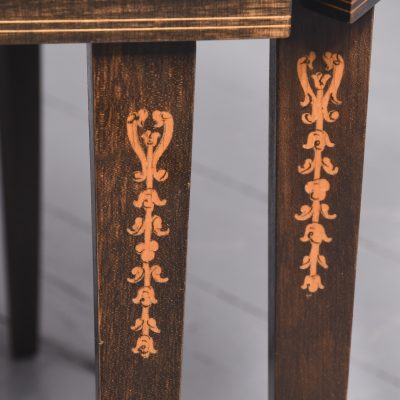 Set of 6 Sorrento Italian Inlaid Occasional Tables Antique Furniture 10