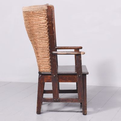 Victorian Stained Pine Orkney Chair - Image 7