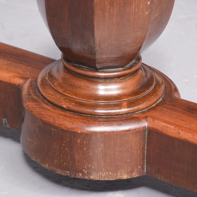 Large William IV freestanding rosewood library table - Image 3