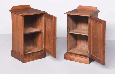 Pair of Bedside Walnut Cabinets bedside Antique Cabinets 9