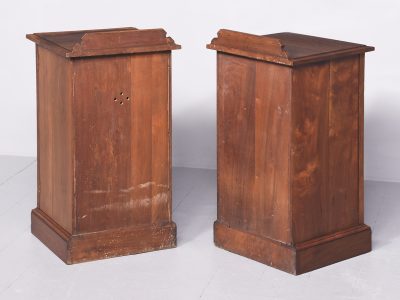 Pair of Bedside Walnut Cabinets bedside Antique Cabinets 11