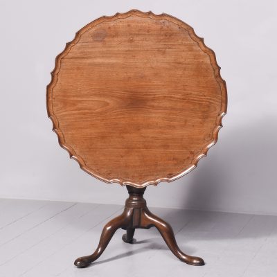 George III Mahogany Snap Top Table occasional Antique Furniture 3