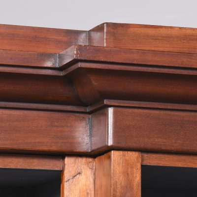 Tall, Mid-Victorian Breakfront Mahogany Three-Section, Open Bookcase - Image 3