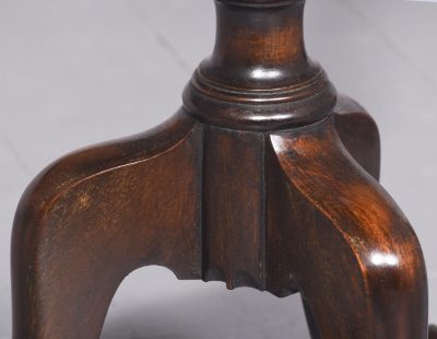 Rare Pair of Edwardian, Chippendale-Style Mahogany Wine Tables - Image 3