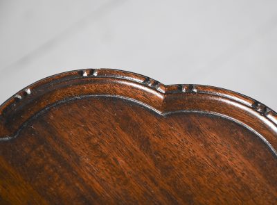 Rare Pair of Edwardian, Chippendale-Style Mahogany Wine Tables - Image 6