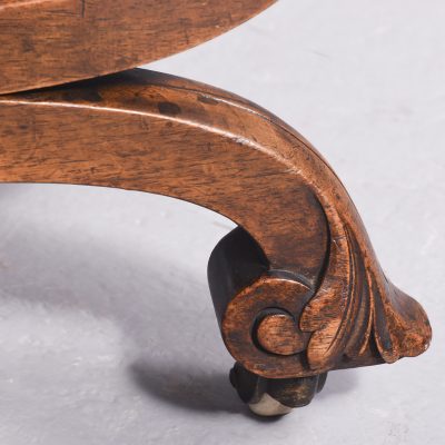 Scottish Walnut Stool Antique Stools 5