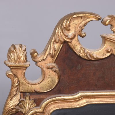 Pair of George II style Walnut and Gilded Mirrors Antique Mirrors 6