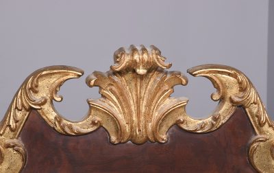 Pair of George II style Walnut and Gilded Mirrors Antique Mirrors 10