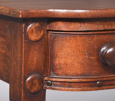 Exceptional Scottish (Possibly Edinburgh) William IV Mahogany 2 Drawer Table - Image 4