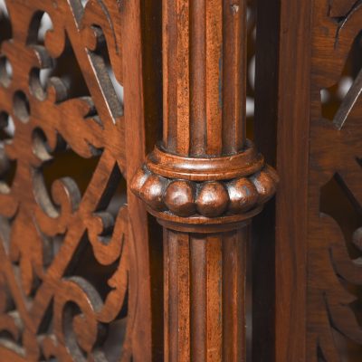 Exhibition Quality Walnut Canterbury canterbury Antique Furniture 6