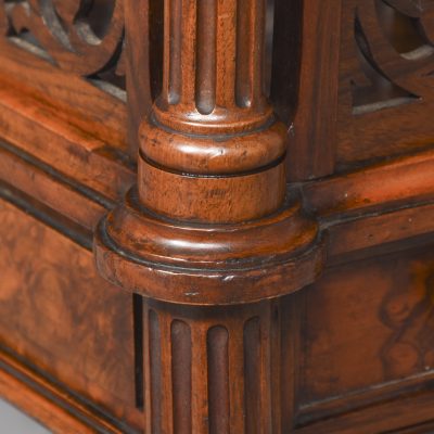 Exhibition Quality Walnut Canterbury canterbury Antique Furniture 7