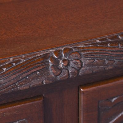 Chippendale Style Serpentine-Front Mahogany Hall Table/Serving Table - Image 7