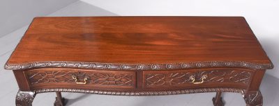 Chippendale Style Serpentine-Front Mahogany Hall Table/Serving Table - Image 10