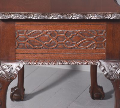 Chippendale Style Serpentine-Front Mahogany Hall Table/Serving Table - Image 11