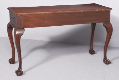 Chippendale Style Serpentine-Front Mahogany Hall Table/Serving Table - Image 12