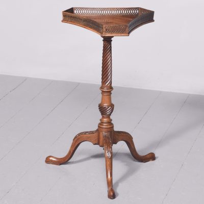 George III Mahogany Kettle Stand Antique Tables 3