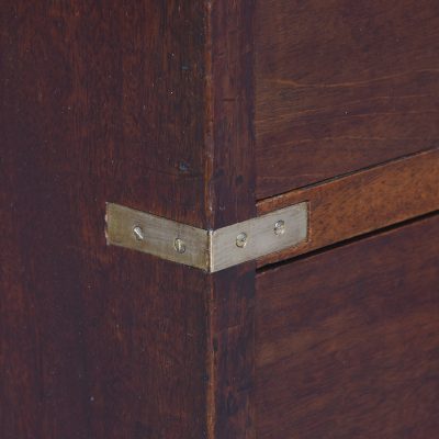 Pair of Mid-Victorian Mahogany Brass-Bound, Small Military Chests/Bedside Lockers bedside Antique Chest Of Drawers 5