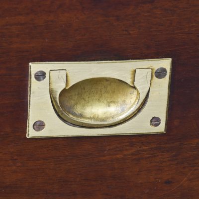 Pair of Mid-Victorian Mahogany Brass-Bound, Small Military Chests/Bedside Lockers bedside Antique Chest Of Drawers 7