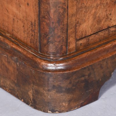 Pair of Mid-Victorian Burr-Walnut Small Chest/Bedside Lockers bedside Antique Chest Of Drawers 5