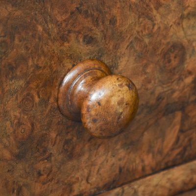 Pair of Mid-Victorian Burr-Walnut Small Chest/Bedside Lockers bedside Antique Chest Of Drawers 8