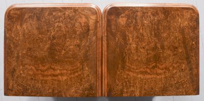 Pair of Mid-Victorian Burr-Walnut Small Chest/Bedside Lockers - Image 8