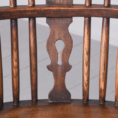 Set of 8 Elm Windsor Chairs - Image 6