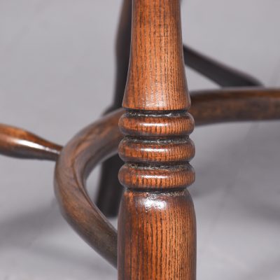 Set of 8 Elm Windsor Chairs - Image 10